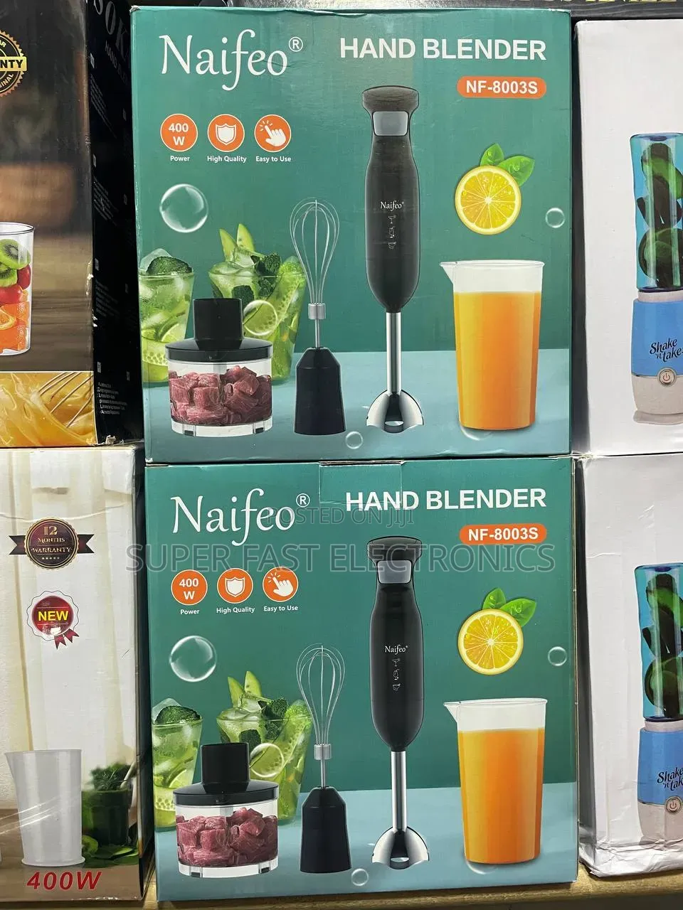 Naifeo Hand Blender Ithh a Powerful 400W Motor, High-Quality