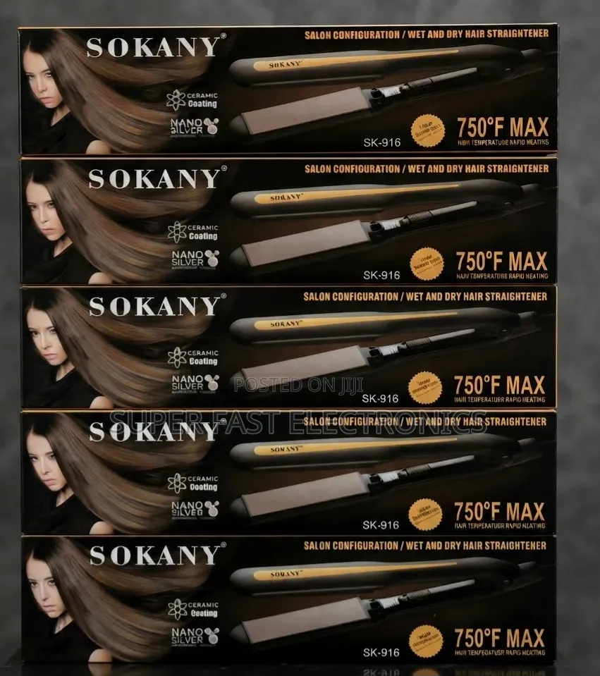 SOKANY Professional Hair Straightener – Wet & Dry