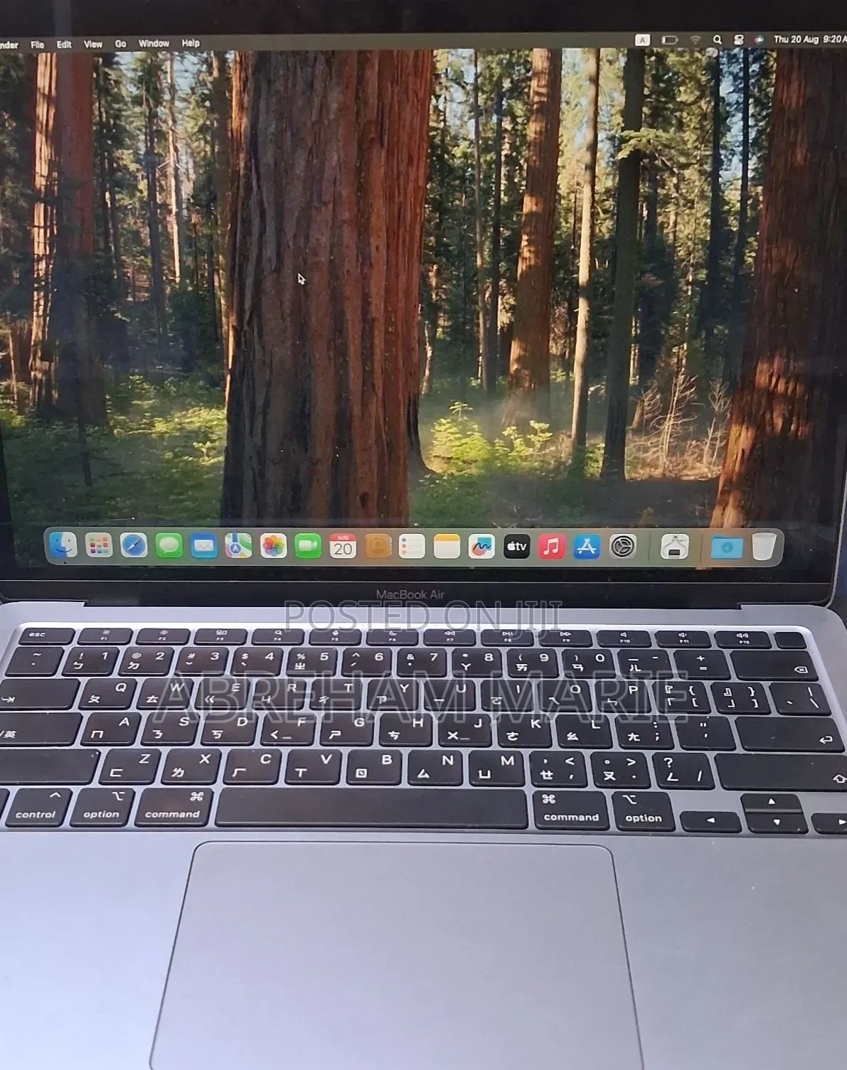 New Laptop Apple MacBook Air 2020 M1 8GB Apple M1 SSD 256GB