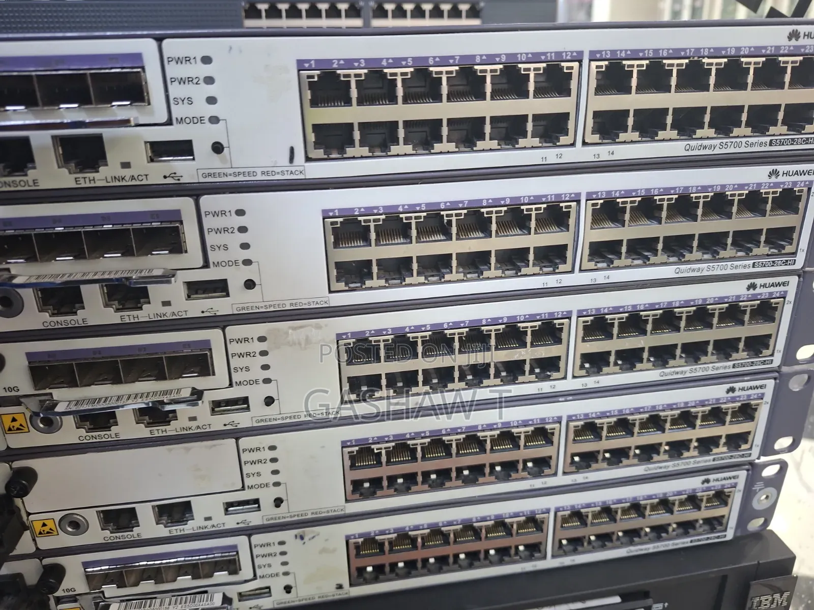 Slightly Used Huawei Switches