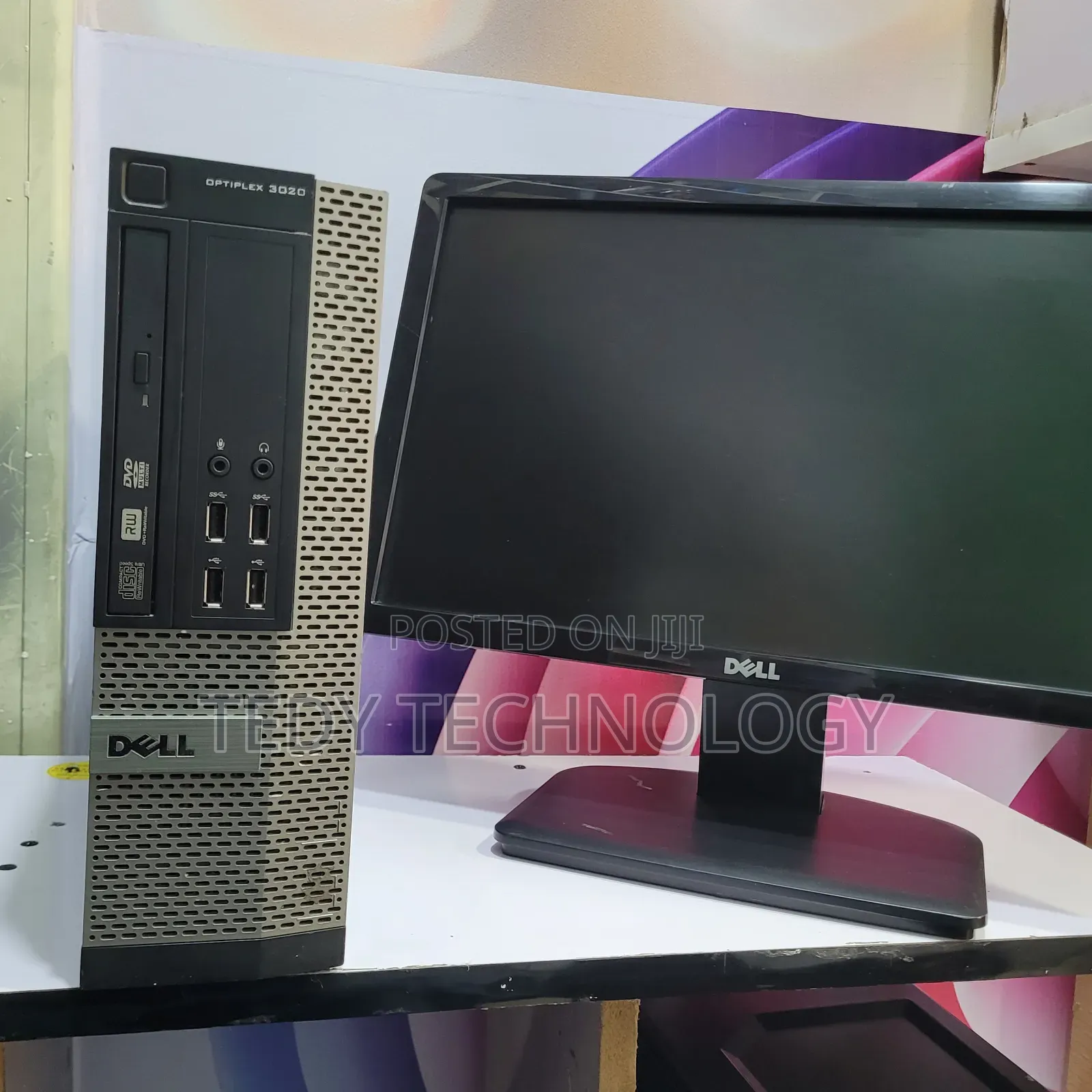New Desktop Computer Dell OptiPlex 3020 4GB Intel Core i5 HDD 500GB