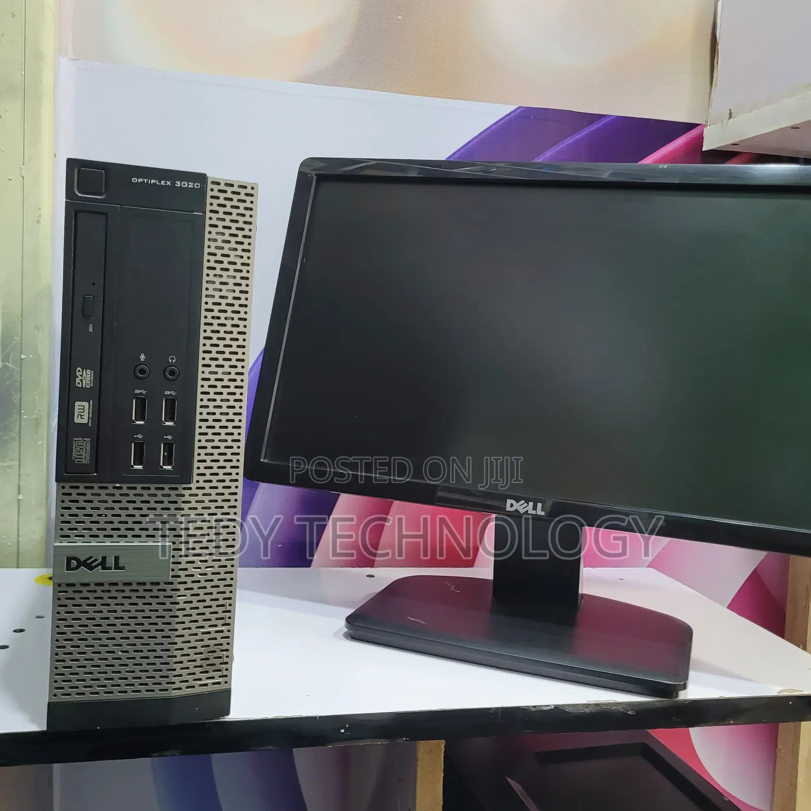New Desktop Computer Dell OptiPlex 3020 4GB Intel Core i5 HDD 500GB