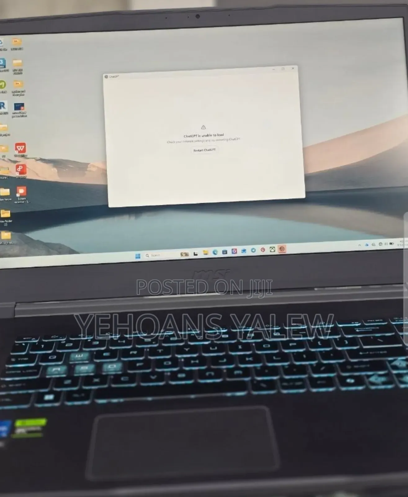 New Laptop MSI GF75 Thin 16GB Intel Core i5 SSD 1T