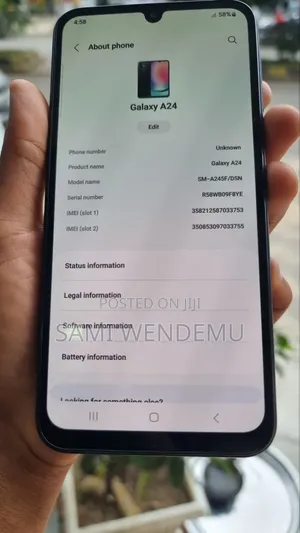 Samsung Galaxy A24 128 GB Black