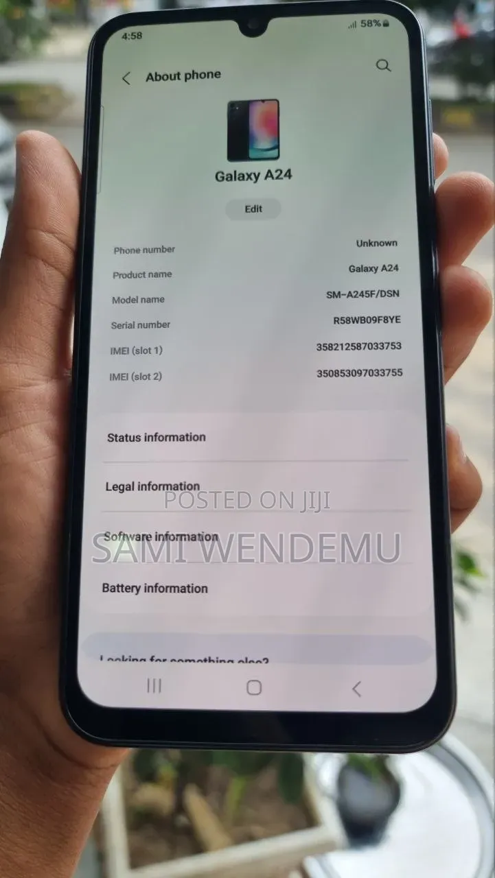 Samsung Galaxy A24 128 GB Black