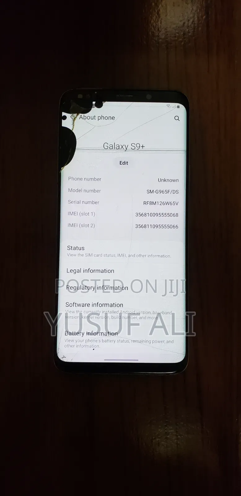 Samsung Galaxy S9 Plus 128 GB Blue