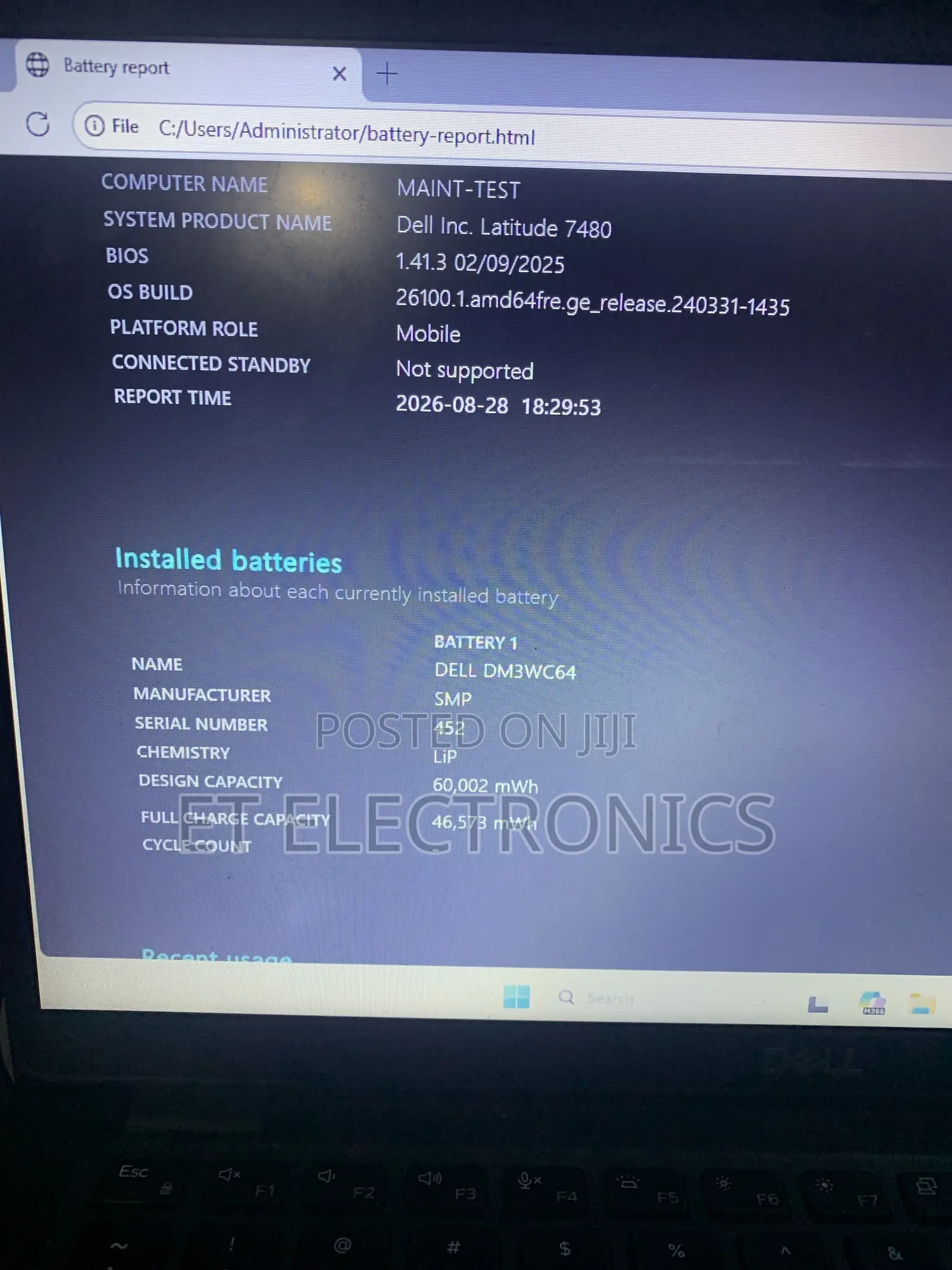 Laptop Dell Latitude 5400 8GB Intel Core i7 HDD+SSD 256GB