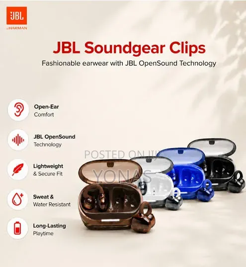 JBL Soundgear Clips – Hear Everything. Feel the Bass.