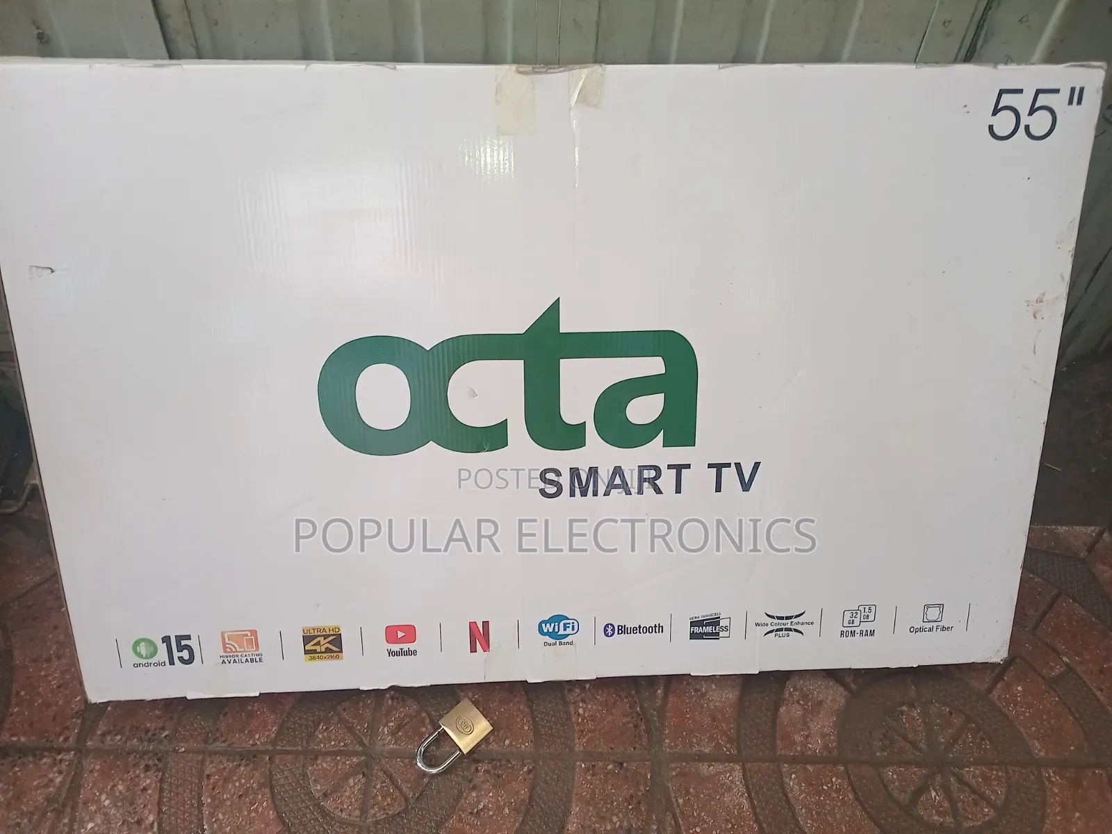 Octa TV 55inchi 4k Smart Android TV