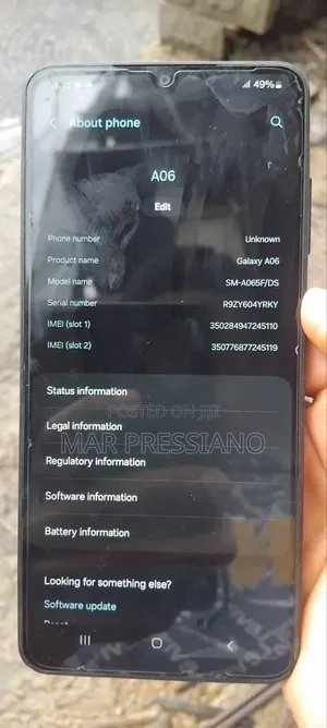 Samsung Galaxy A06 64 GB Blue