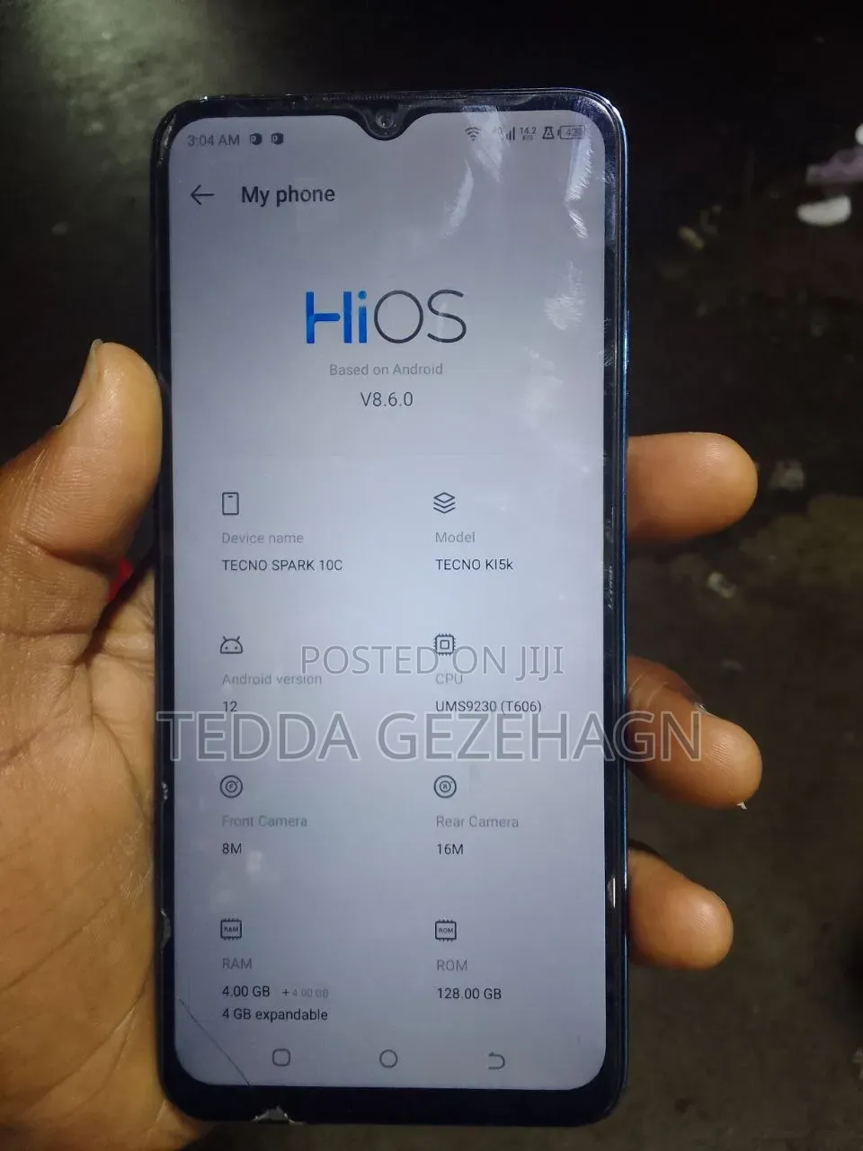 Tecno Spark 10C 128 GB Blue