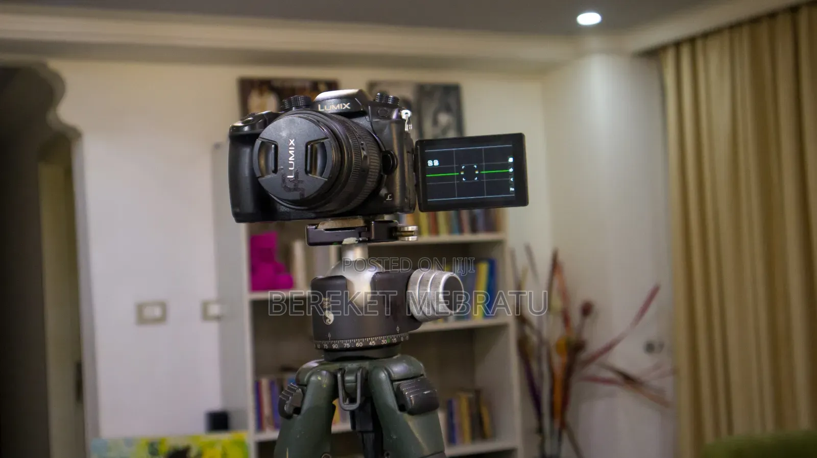 Camera With Video Production Accessories