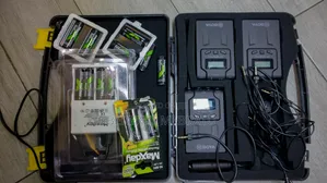Camera With Video Production Accessories
