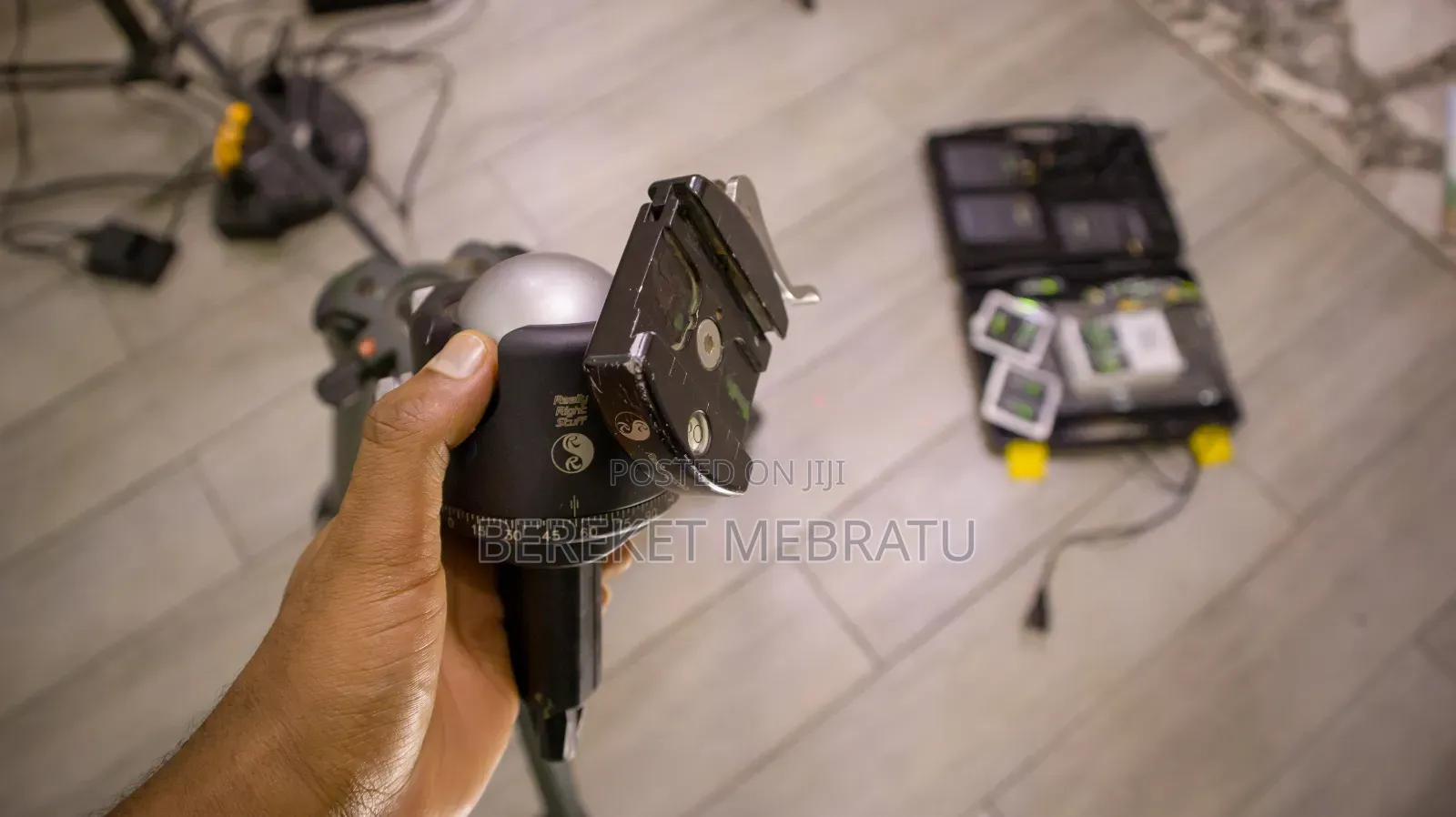 Camera With Video Production Accessories