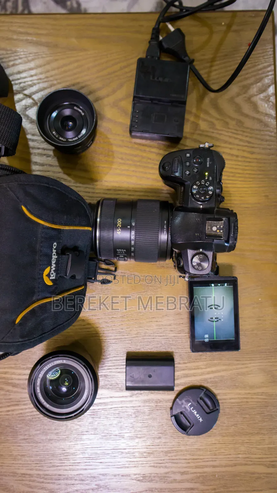 Camera With Video Production Accessories