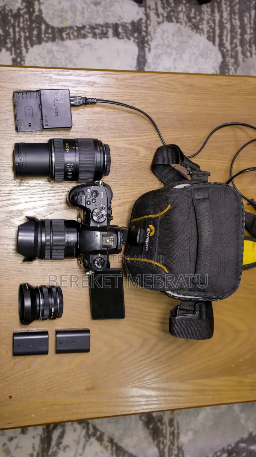 Camera With Video Production Accessories