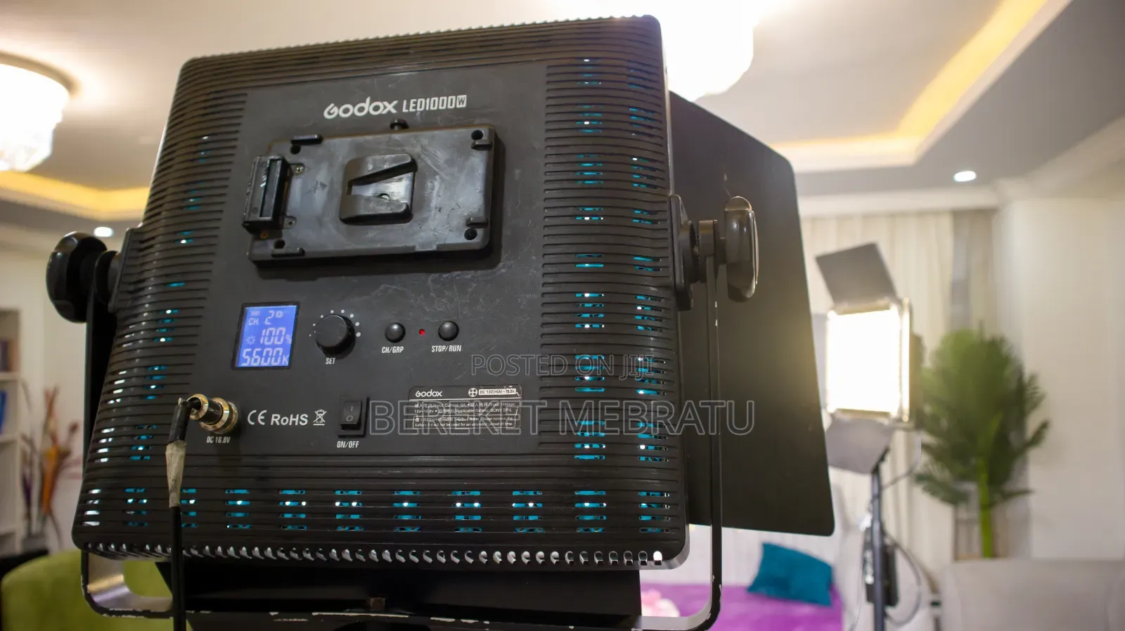 Camera With Video Production Accessories