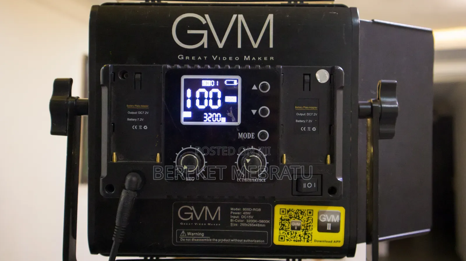 Camera With Video Production Accessories