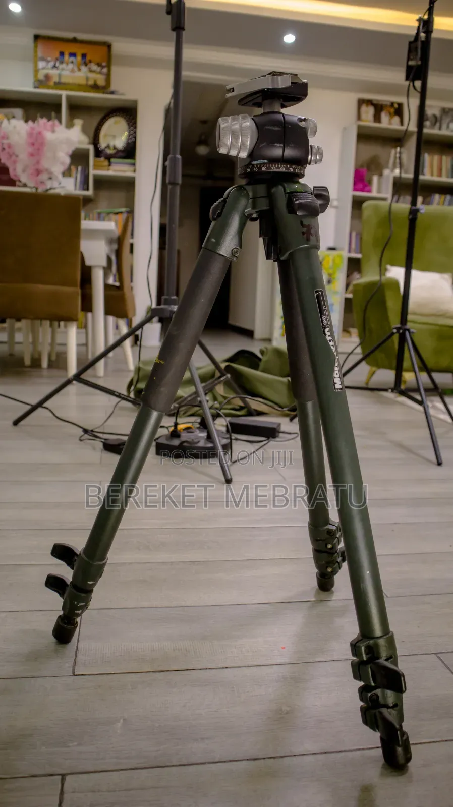Camera With Video Production Accessories