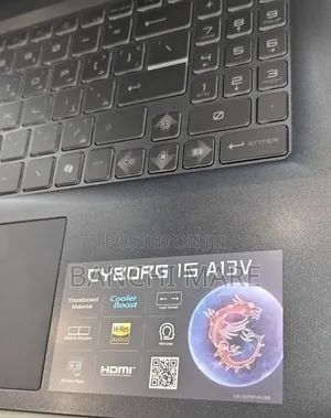 New Laptop MSI Cyborg 15 16GB Intel Core i7 SSD 1T