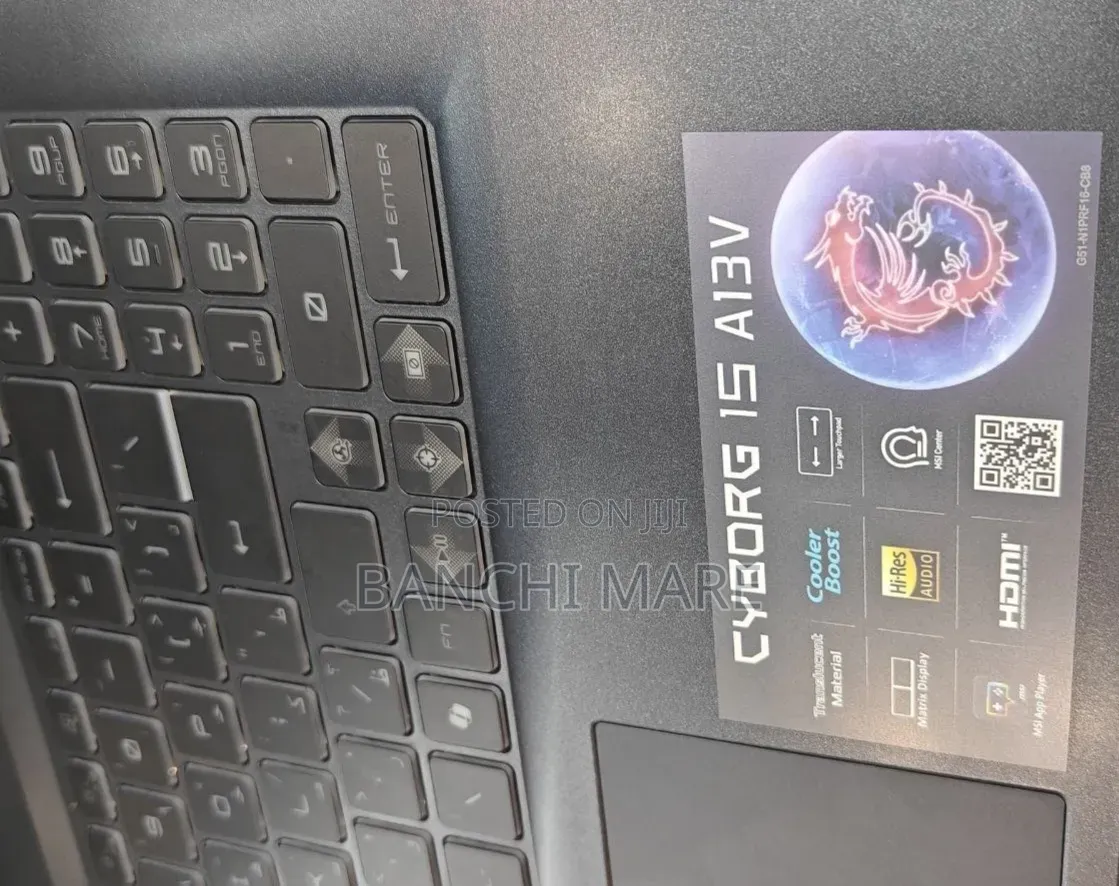 New Laptop MSI Cyborg 15 16GB Intel Core i7 SSD 1T
