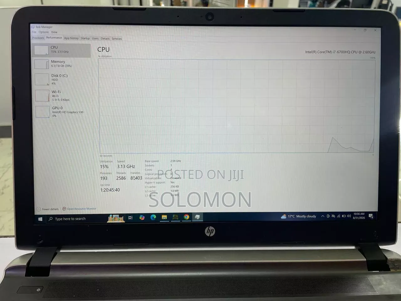 Laptop HP Pavilion 15 8GB Intel Core i7 HDD 1T