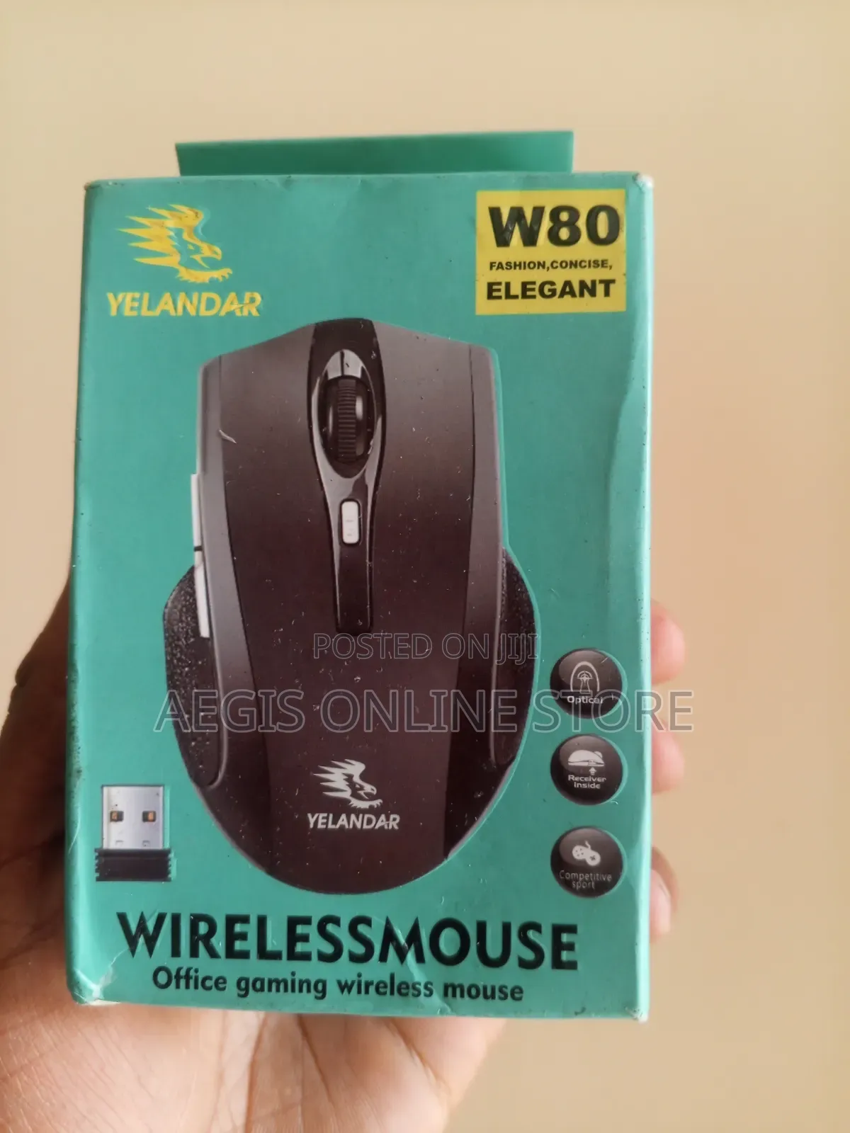 W80 Optical Wireless Mouse