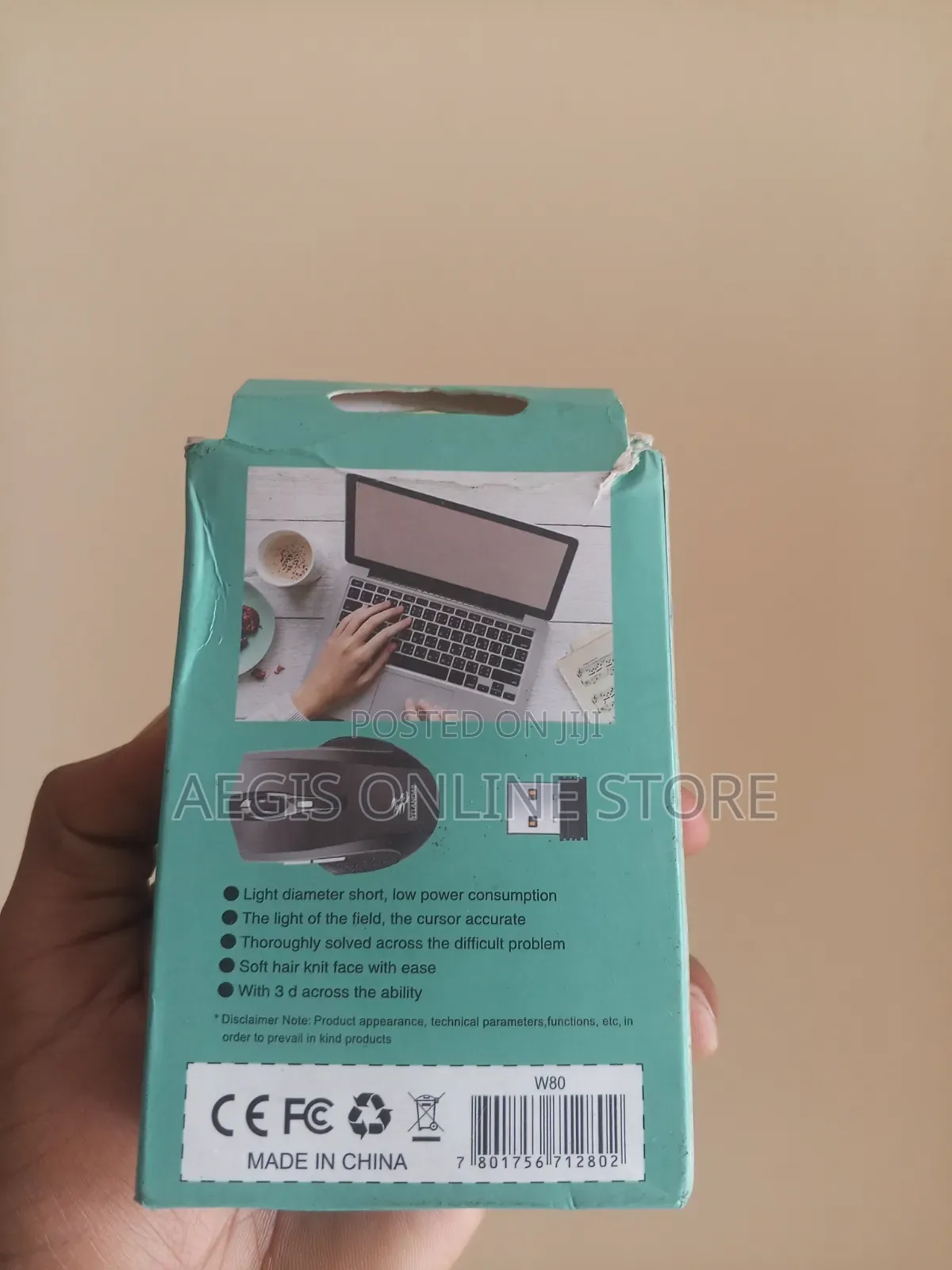 W80 Optical Wireless Mouse