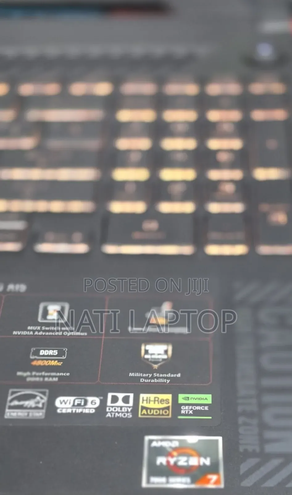 New Laptop Asus TUF Gaming A15 16GB AMD Ryzen 7 SSD 512GB