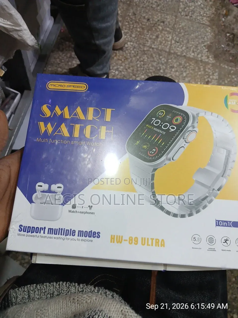 10-in-1 Micro Speed HW-89 Ultra Watch