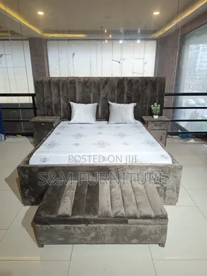 Viable 1.50 Meter Bed With Storage. አልጋ