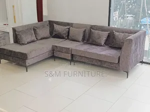 Modest L Shape Sofa With Durability. ሶፋ