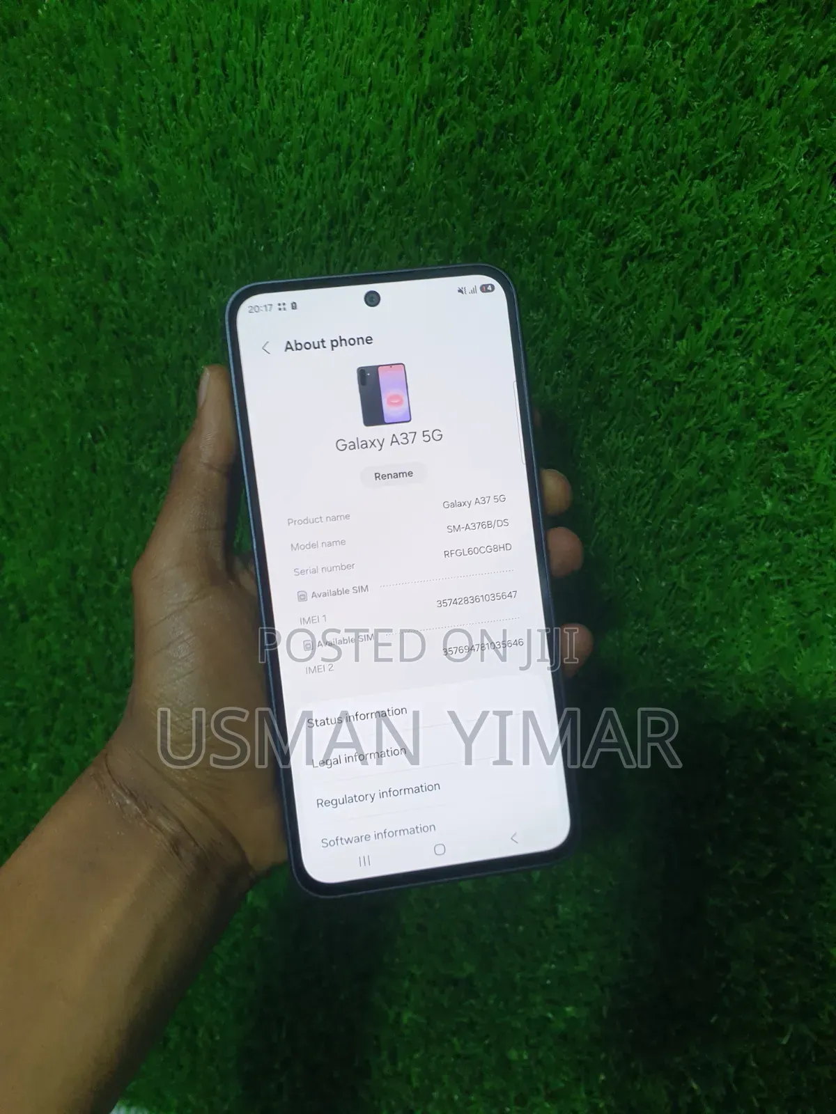 New Samsung Galaxy A37 256 GB Blue