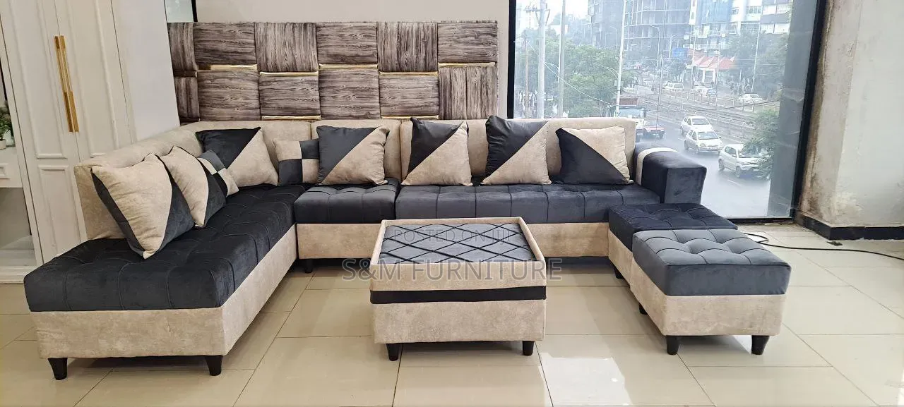 Supercool L Shape Sofa. ሶፋ