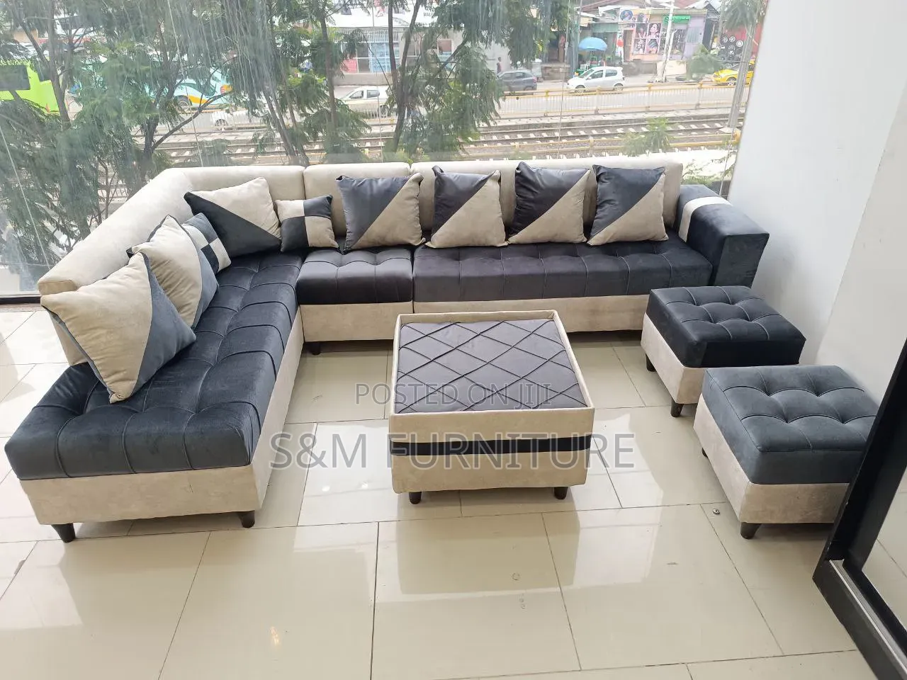 Supercool L Shape Sofa. ሶፋ
