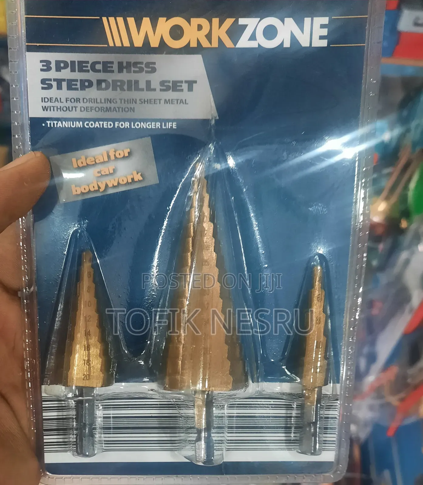 Stape Drill Bite Set 3pis HSS
