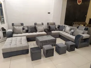 Edgy U Shape Sofa With High Quality. ሶፋ