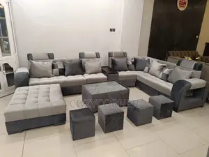 Edgy U Shape Sofa With High Quality. ሶፋ