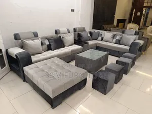 Edgy U Shape Sofa With High Quality. ሶፋ