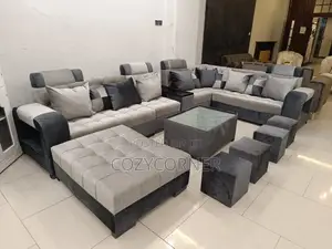 Edgy U Shape Sofa With High Quality. ሶፋ