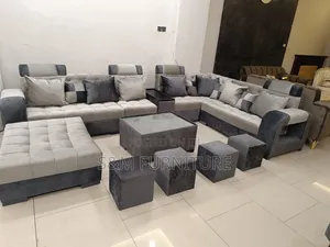Edgy U Shape Sofa With High Quality. ሶፋ