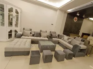 Edgy U Shape Sofa With High Quality. ሶፋ