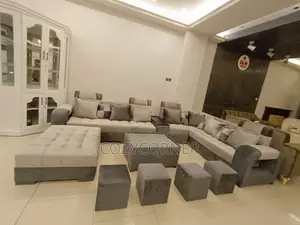 Edgy U Shape Sofa With High Quality. ሶፋ