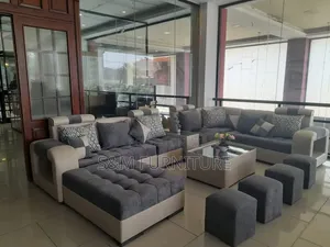 Ritzy U Shape Sofa With Functionality. ሶፋ