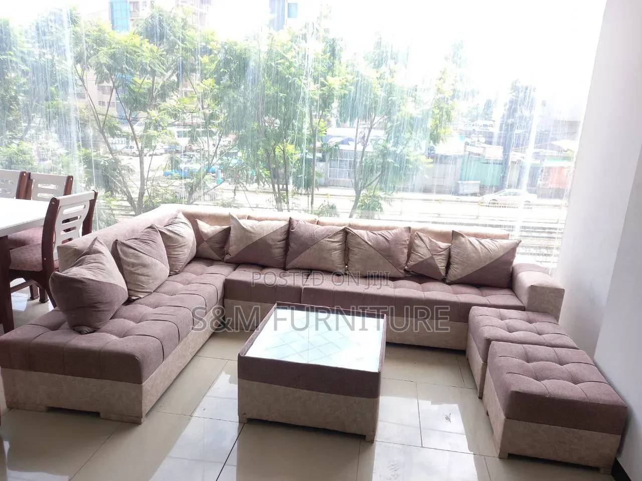Radiant L Shape Sofa. ሶፋ