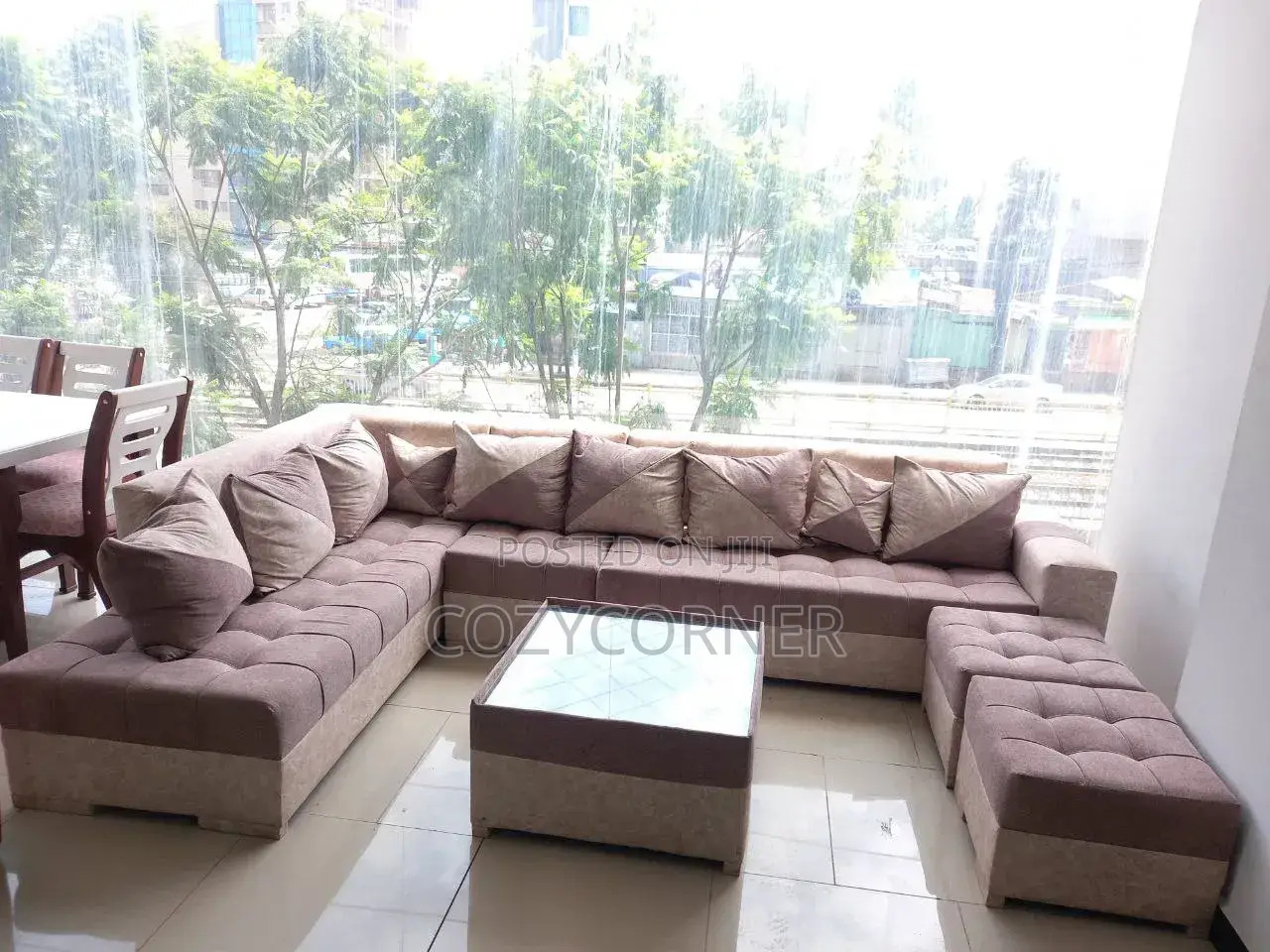 Radiant L Shape Sofa. ሶፋ