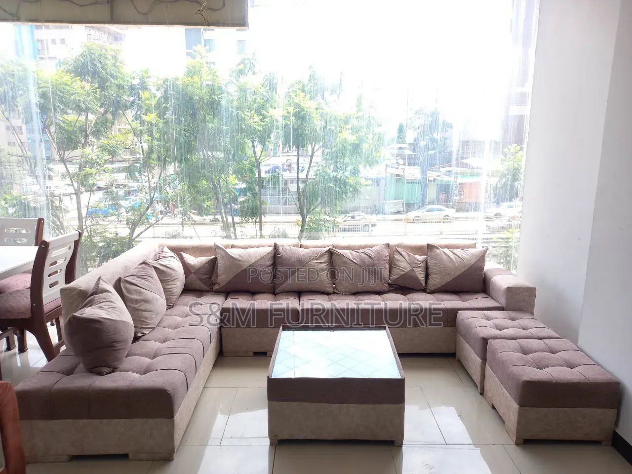 Radiant L Shape Sofa. ሶፋ