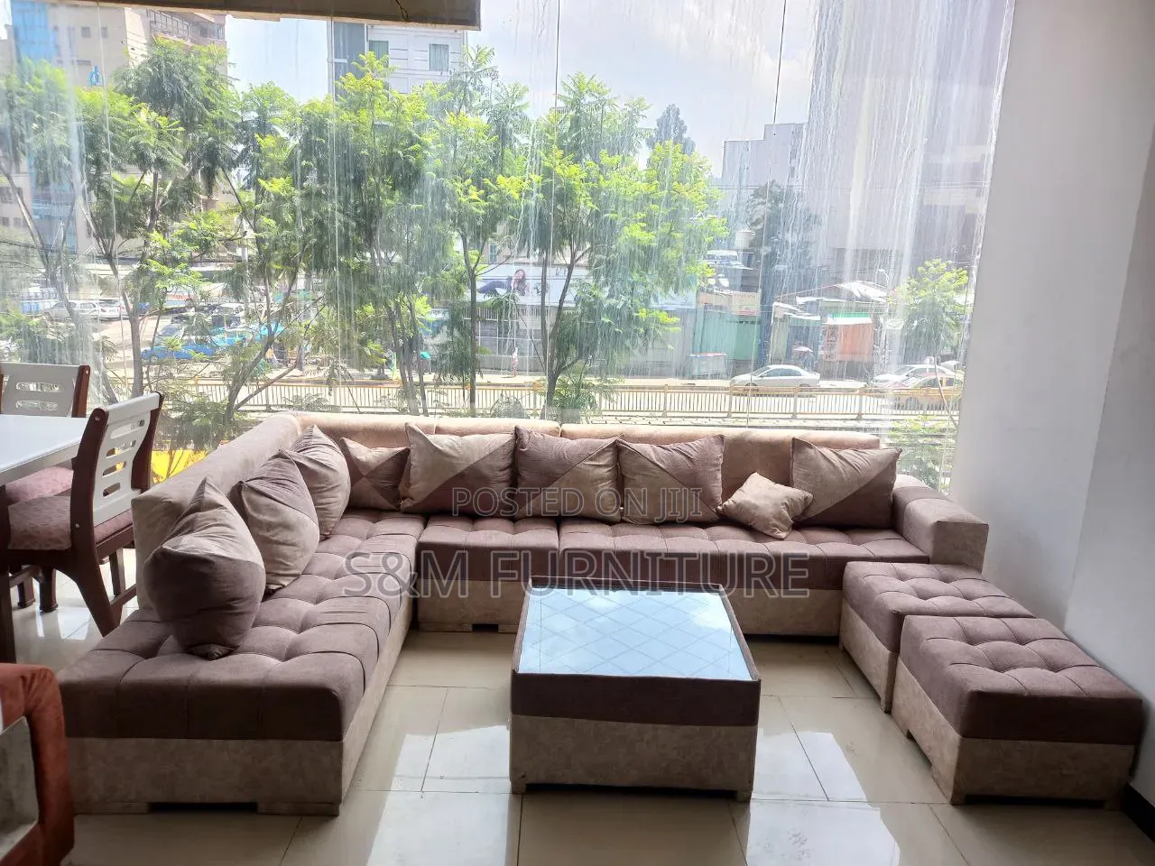 Radiant L Shape Sofa. ሶፋ