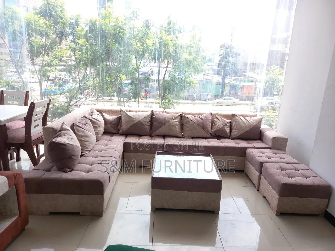 Radiant L Shape Sofa. ሶፋ