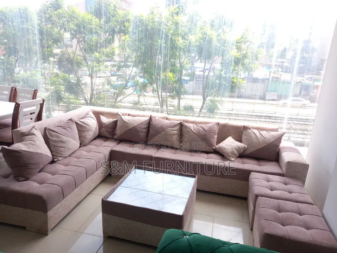 Radiant L Shape Sofa. ሶፋ